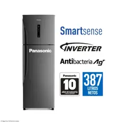 PANASONIC - Refrigeradora 387 Lt Top Freezer No Frost - NR-BT43PV1TD