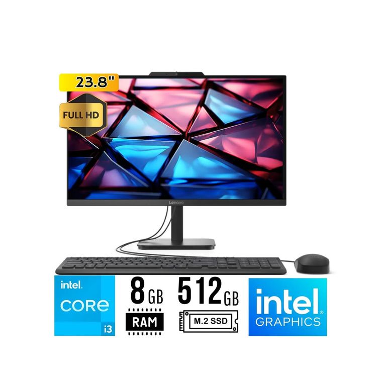 COMPUTADORA V100 238 IPS FHD I3 8GB 512GB SSD ULTRA VELOZ