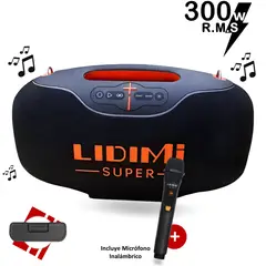 LIDIMI - Parlante Portátil Super 300W D-S680 BluetoothUsb + Micrófono