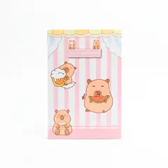 GENERICO - Agenda Capibara con notas adhesivas