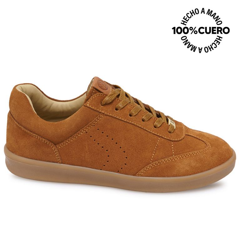 Zapatilla Casual CATA-2603 MARRON Cuero
