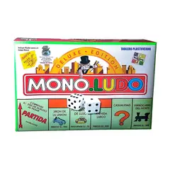 GENERICO - MONOLUDO JUEGO DE MESA: MONOPOLIO Y LUDO 2 EN 1