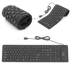 GENERICO - Teclado Numérico Flexible De Silicona Impermeable USB PC ANDROID IOS