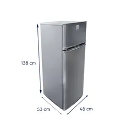 ELECTROLUX - Refrigeradora Top Mount Frost 138L Gris ERT18G2HNI