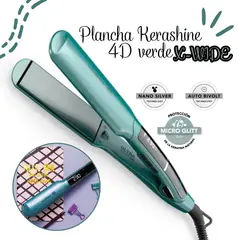 GAMA - Plancha Alisadora Kerashine 4D verde X-WIDE - BECHS0000002129