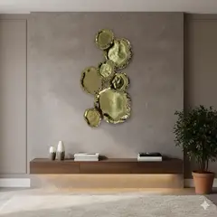 CONCEPTS LIFE - Escultura Placa de Pared Ambery 82x50x06 cm