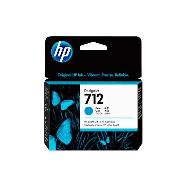Cartucho de Tinta 712 Original 3ED67A 29 ml Cian