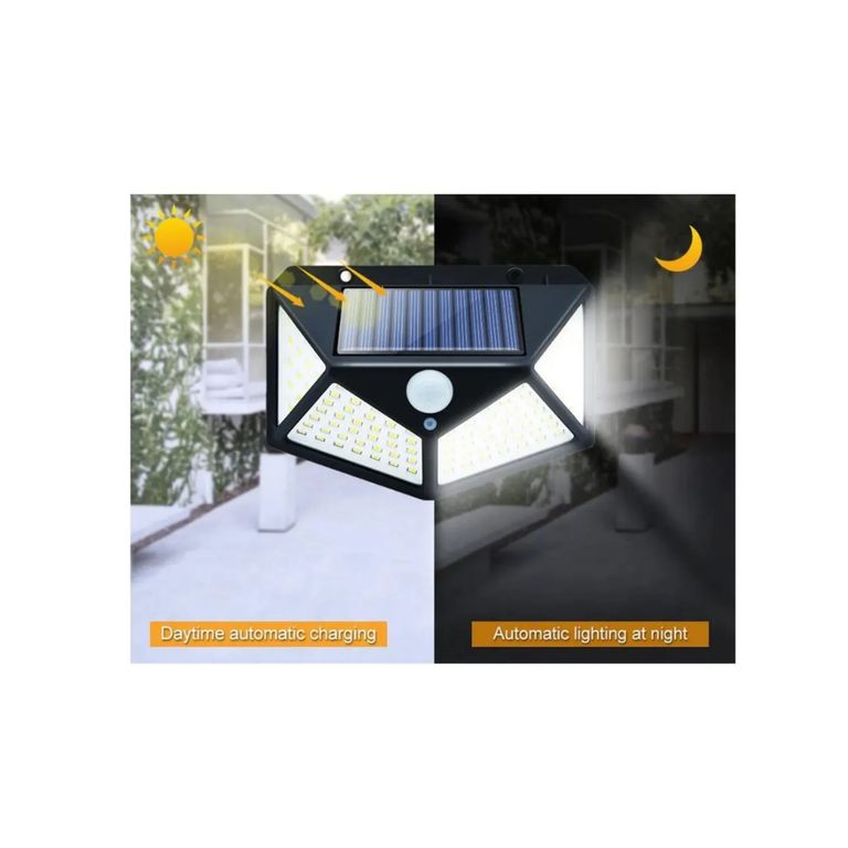 REFLECTOR SOLAR 100LED - LÁMPARA LED SOLAR