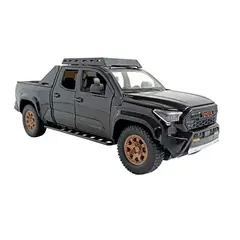 DIECAST MASTER - CAMIONETA COLECCION TOYOTA TACOMA NEGRO LUZ Y SONIDOS ESCALA 1: 24