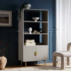 R&R MUEBLES - Estante Moderno Namocho Taupe