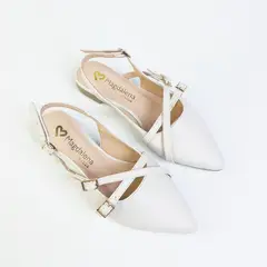 MAGDALENA SHOES - BALLERINAS SLINGBACK VALERIA BEIGE 749