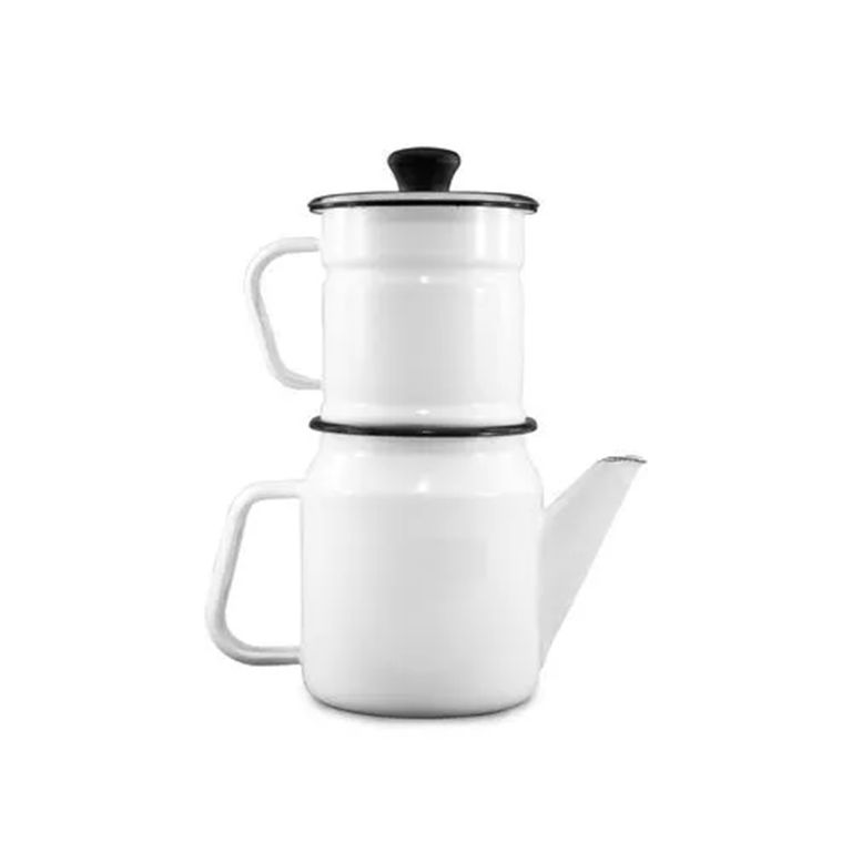 CAFETERA ESMALTADA 2 PIEZAS N°10