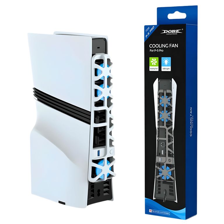 Cooler Ventilador Para Ps5 Pro Ventilador Blanco Externo De Alta Eficiencia Y Bajo Ruido