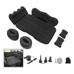 EVERSO - Colchon Inflable Para Auto Con Compresor 12v Y 2 Almohadas