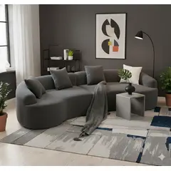 GENERICO - Sofá Curvo Elegante Doris Ambienta Home