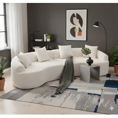 GENERICO - Sofá Curvo Elegante Doris Ambienta Home