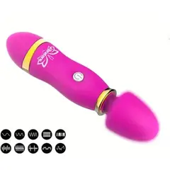 GENERICO - CONSOLADOR VIBRADOR DE SILICONA ROSADO