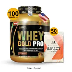 UNIVERSE NUTRITION - Proteína Whey gold pro de 3kg Chocolate + Creatina Myprotein de 250gr