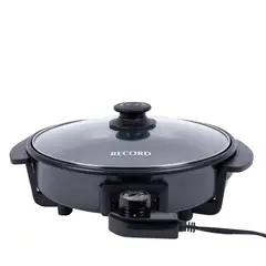 RECORD - SARTEN ELECTRICA MULTICOCCION 30 CM C/TAPA NEGRA