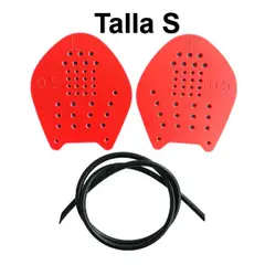 GENERICO - Paletas de Natacion Rojas Talla S