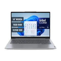LENOVO - Laptop ThinkBook 14 " Intel core Ultra 5 125U DDR5 16GB 512GB SSD Windows 11Pro