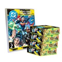 EDITORIAL BERLIN - CARDS DC SERIE 2, BINDER COLECCIONADOR + 4 PAQUETONES (100 SOBRES)