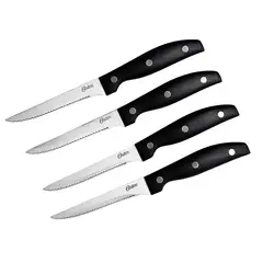 OSTER - Juego de cuchillos 4 Piezas Granger Negro 75681 04