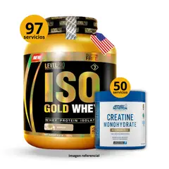 UNIVERSE NUTRITION - Proteína Iso gold whey de 3kg Vainilla + Creatina Applied Nutrition de 250gr