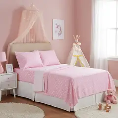 GENERICO - JUEGO DE SÁBANAS ALGODÓN PERU PIMA COLOR STAR WHITE