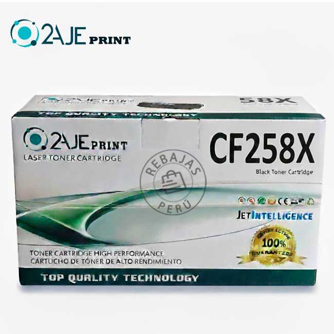 Tóner Compatible Con Hp Cf258x 58x 258x M404dw M428dw 10k