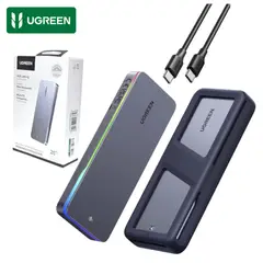 UGREEN - Case Disco Duro Externo Caja Disco Duro Carcasa SSD M2 NVMe SATA USB-C 20 Gbps