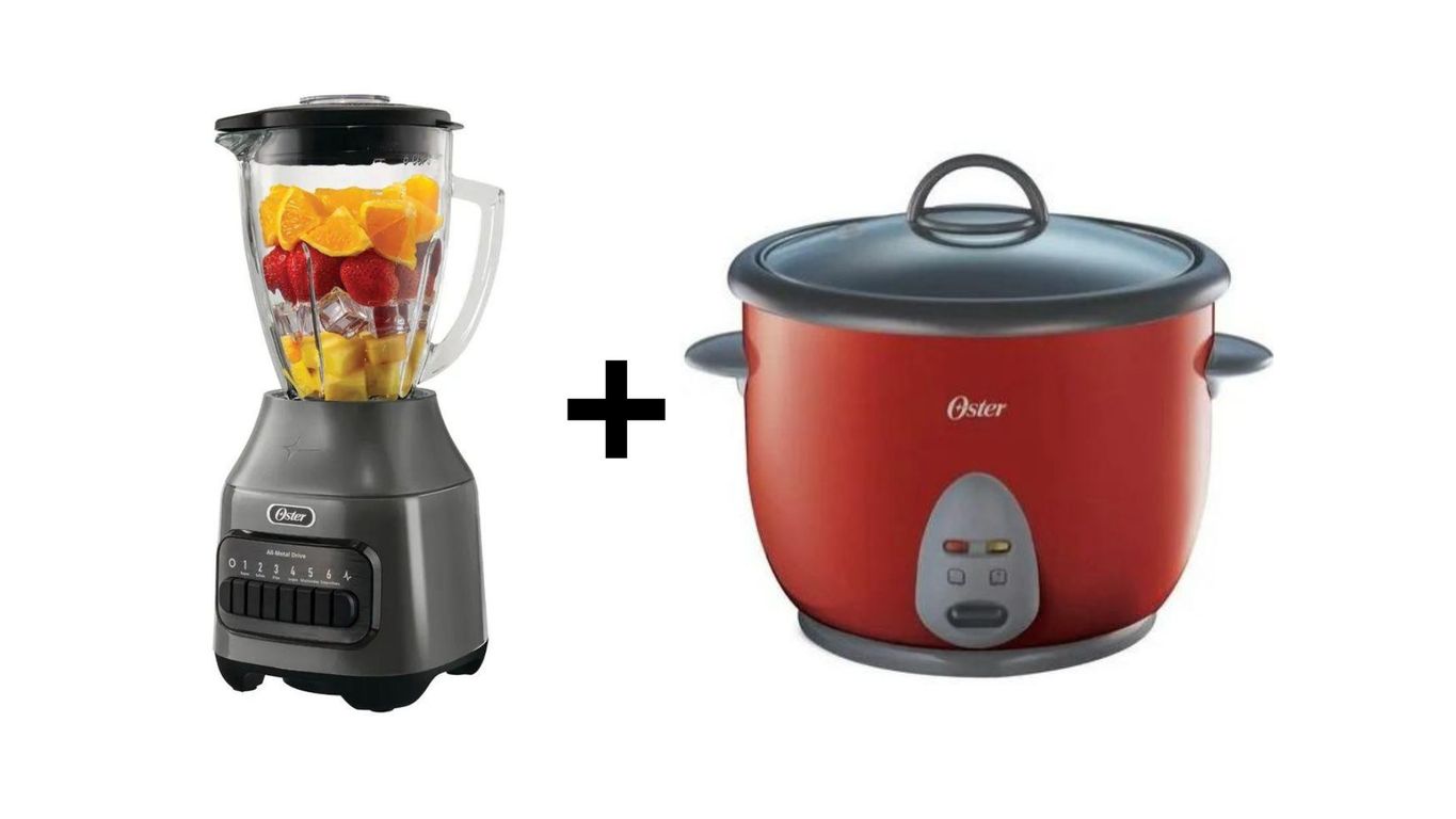 Licuadora 6 velocidades BLSTPEG_GPB Gris Olla Arrocera 1.8 L Roja CKSTRC1700R