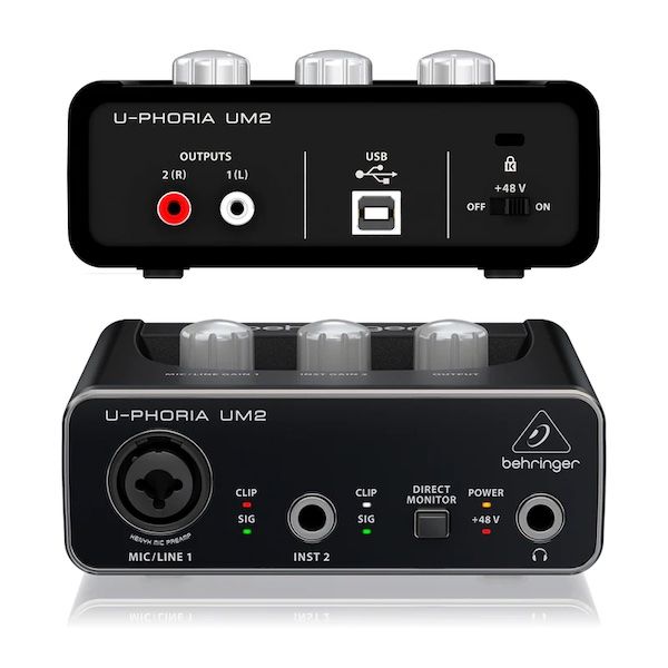 UM2 - U-PHORIA Interfaz de Audio 2x2 USB