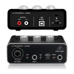 BEHRINGER - UM2 - U-PHORIA Interfaz de Audio 2x2 USB
