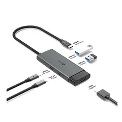 TP LINK - HUB TP-LINK UH5020C 5 EN 1 USB-C/USB-A/HDMI 4K CABLE TIPO C NEGRO