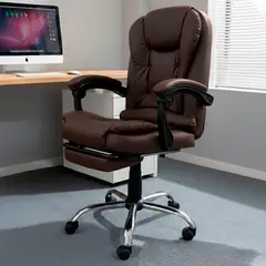 SILLIUM - Silla de Oficina Gerencial Marron Oscuro