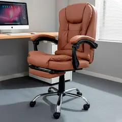 SILLIUM - Silla de Oficina Gerencial Marron Claro