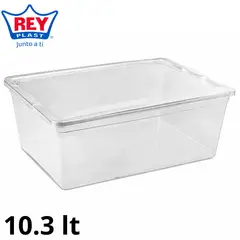 REYPLAST - Caja Modubox 10.3 Lt Transparente -