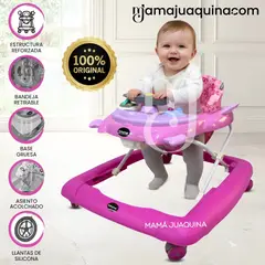 BABY - Andador Plegable Didáctico «NAVY» Edición Limitada Pink