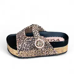 GENERICO - Sandalia Mujer Greca Alto X5 2086L-50 Color Multicolor