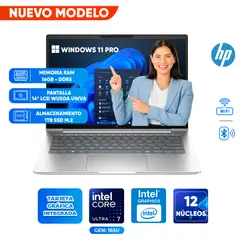 HP - Laptop EliteBook 640 G11, Core Ultra 7-165U, 16GB DDR5, 1TB SSD, 14 LCD BACKLIT WUXGA UWVA