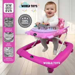 BABY - Andador Plegable Didáctico «NAVY» Edición Limitada Pink