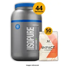 UNIVERSE NUTRITION - Proteína Isopure de 3lb Vainilla + Creatina Myprotein de 250gr