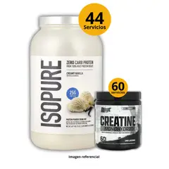 Universe Nutrition - Proteína Isopure de 3lb Vainilla + Creatina Nutrex de 300gr