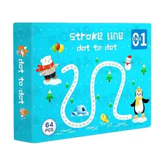 GENERICO - LIBRO DE TRAZOS REUTILIZABLE PINGÜINO