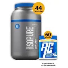 UNIVERSE NUTRITION - Proteína Isopure de 3lb Vainilla + Creatina Ronnie Coleman de 300gr