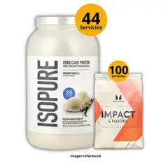 Universe Nutrition - Proteína Isopure de 3lb Vainilla + Creatina Myprotein de 500gr