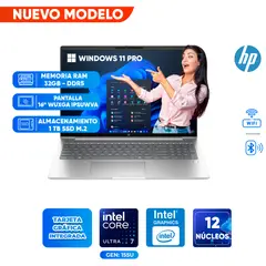 HP - Laptop Probook 460 G11, CORE ULTRA 7 155U, 32 GB DDR5, 1TB SSD, 16 WUXGA IPS UWVA