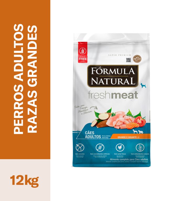 COMIDA PARA PERRO ADULTO RAZA GRANDE FORMULA NATURAL 12 KG