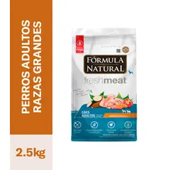 AGROVET - COMIDA PARA PERRO ADULTO RAZA GRANDE FORMULA NATURAL 2.5 KG